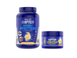 COMBO | Whey Protein Raptor 1009g + Creatina Raptor 150g