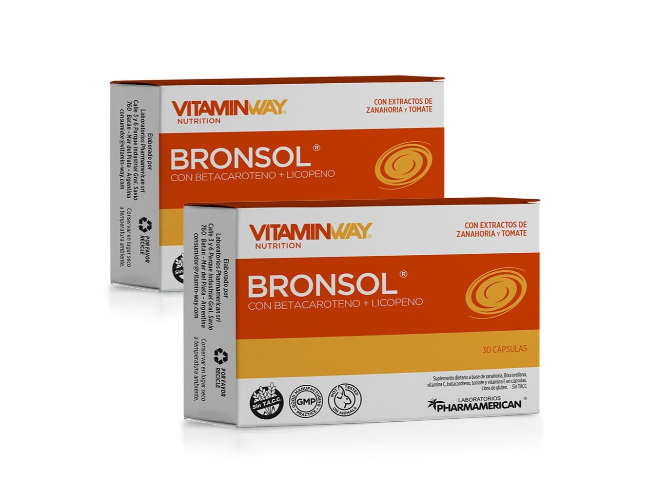 2x1 BRONSOL CAP X30