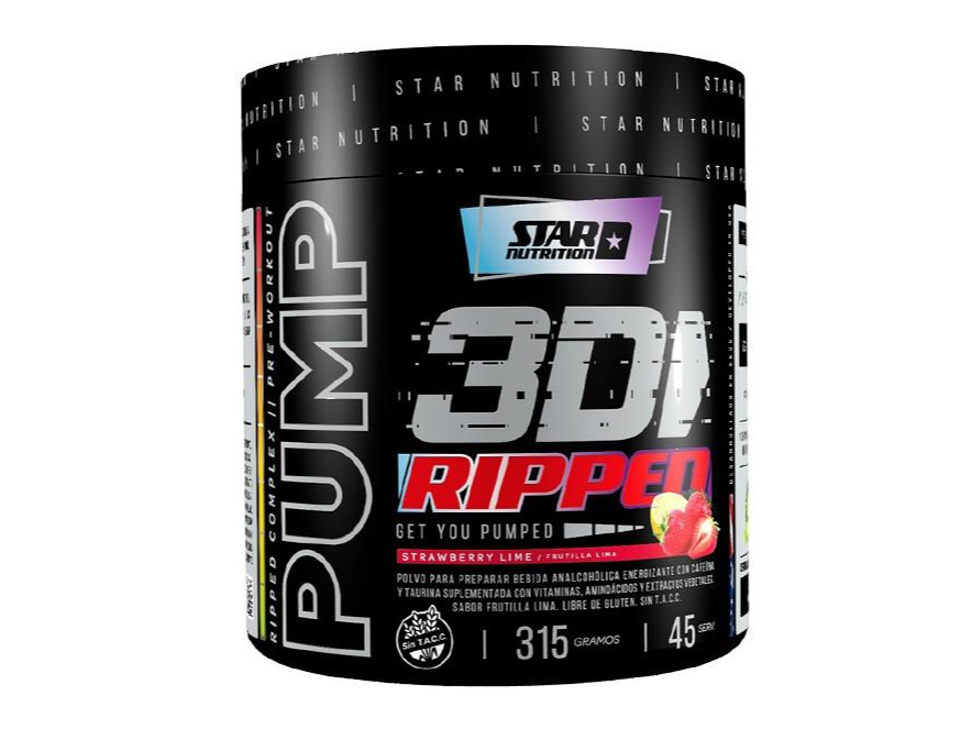 PUMP 3D RIPPED 315 G - STAR NUTRITION
