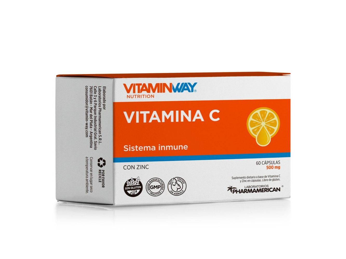 VITAMINA C  x60 Capsulas - VITAMIN WAY