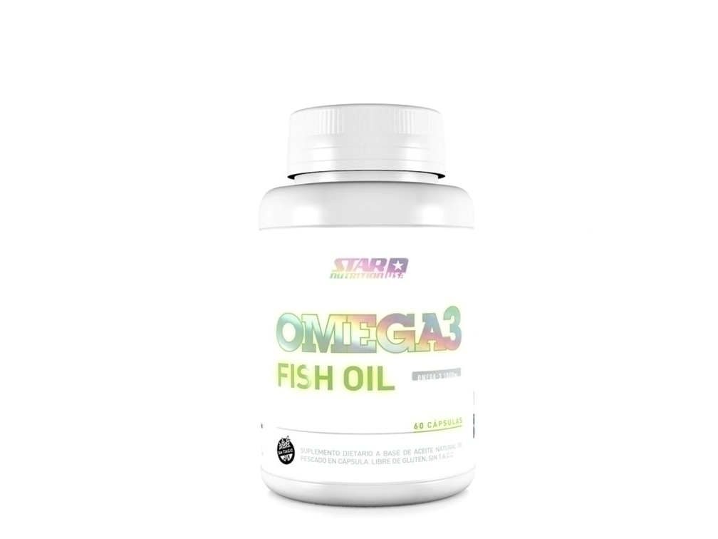OMEGA 3 FISH OIL STAR NUTRITION - 60 CAPS SOFT GEL