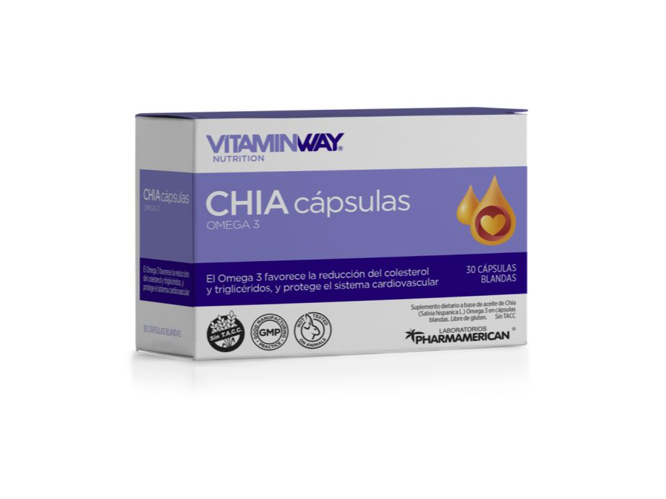 Chia Omega 3 X 30 Cap VITAMIN WAY