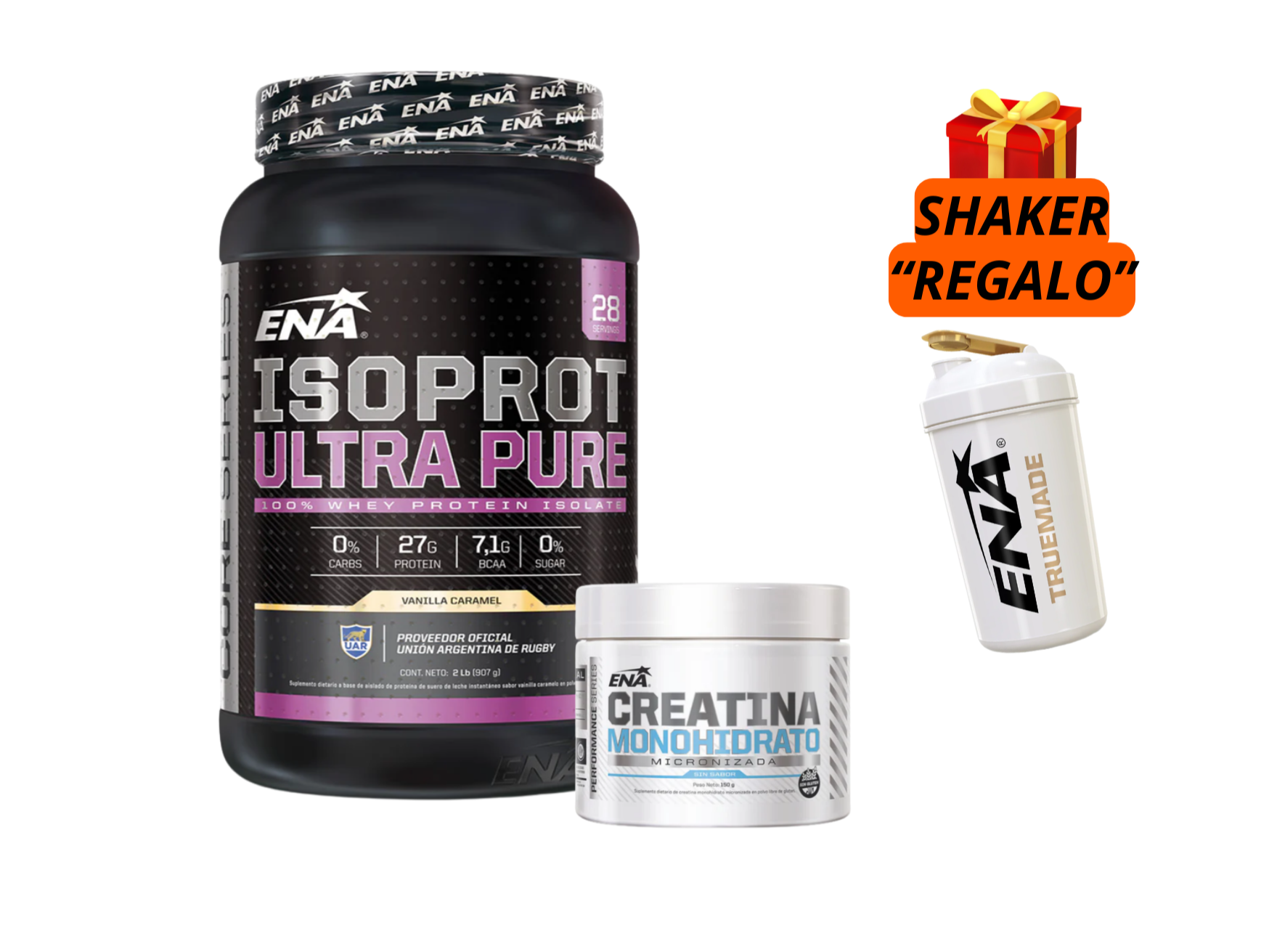 COMBO l Isoprot 100% Isolate 907g + Creatina Monohidrato 150g