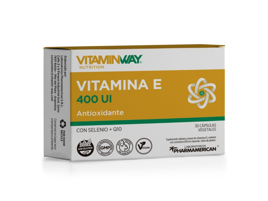 VITAMINA E 400UI x30 Capsulas - VITAMIN WAY