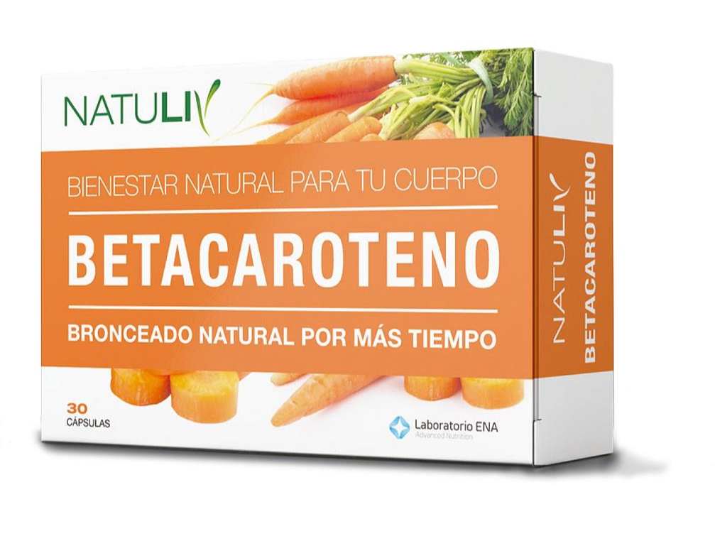 Betacaroteno X 30 Comprimidos NATULIV