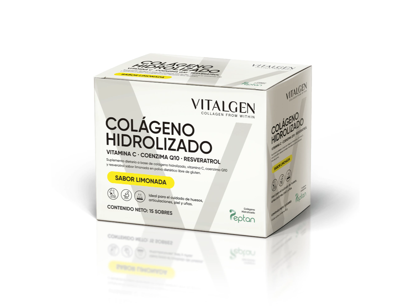 Colágeno Hidrolizado sabor Limonada (15 sobres) VITALGEN