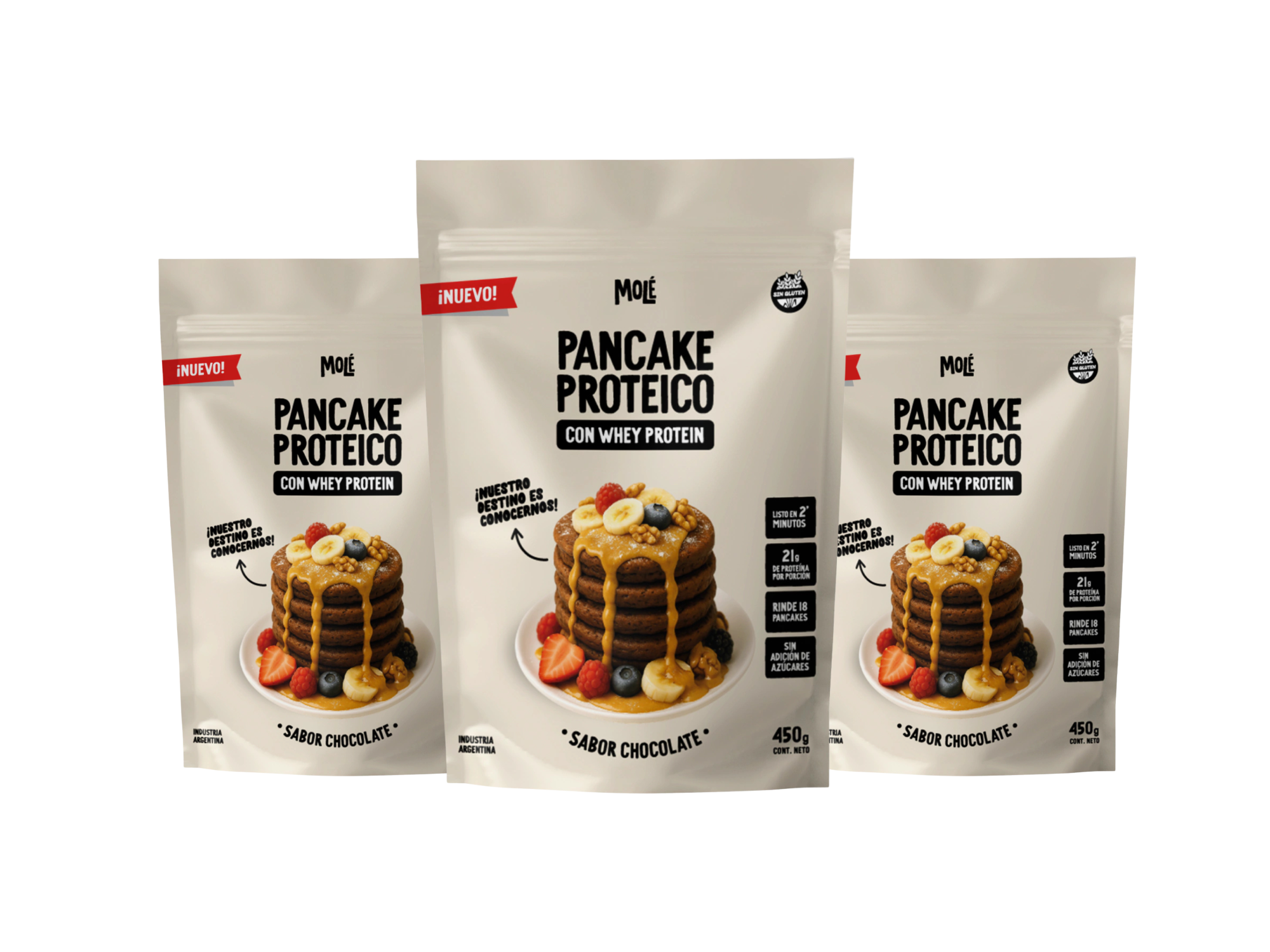 COMBO I X3 Pancake Proteicos MOLÉ