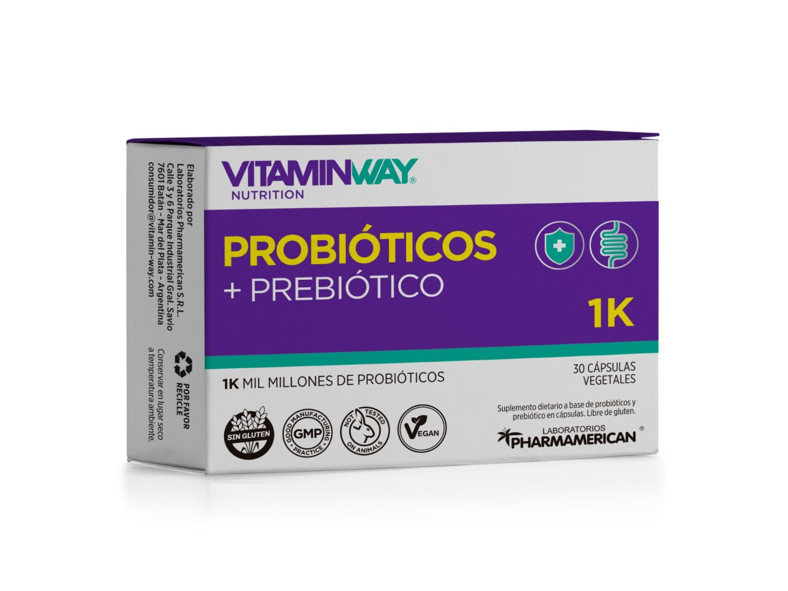 PROBIÓTICOS + PREBIÓTICO CAP X30