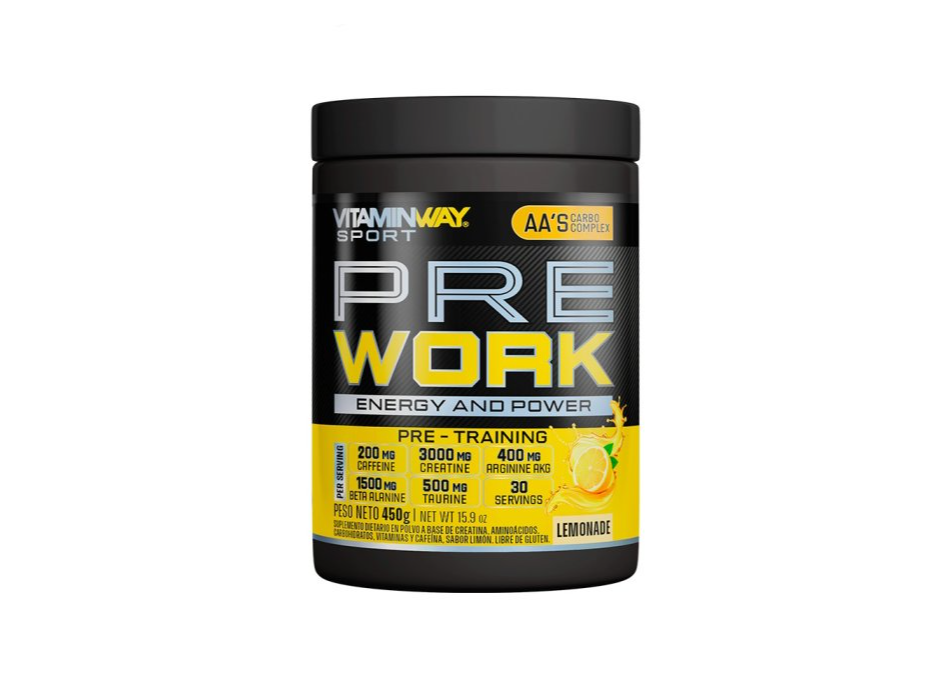PRE WORK LEMONADE  x450gr - VITAMIN WAY