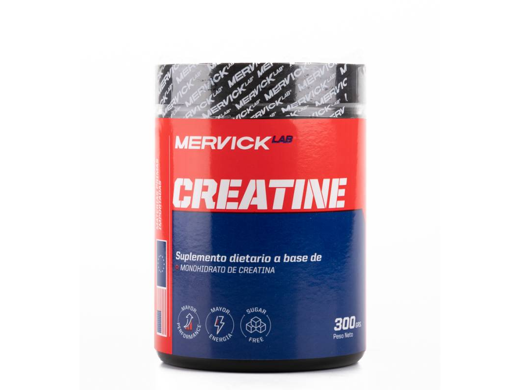 Creatina Monohidratada Mervick Lab 300 Gr