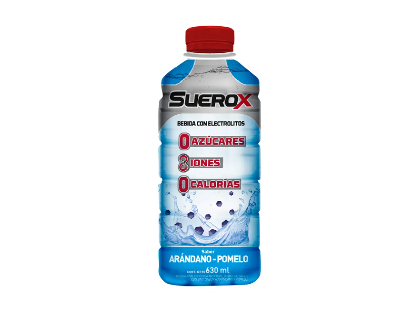 Bebida con Electrólitos Suerox Arándano Pomelo x 630 ml