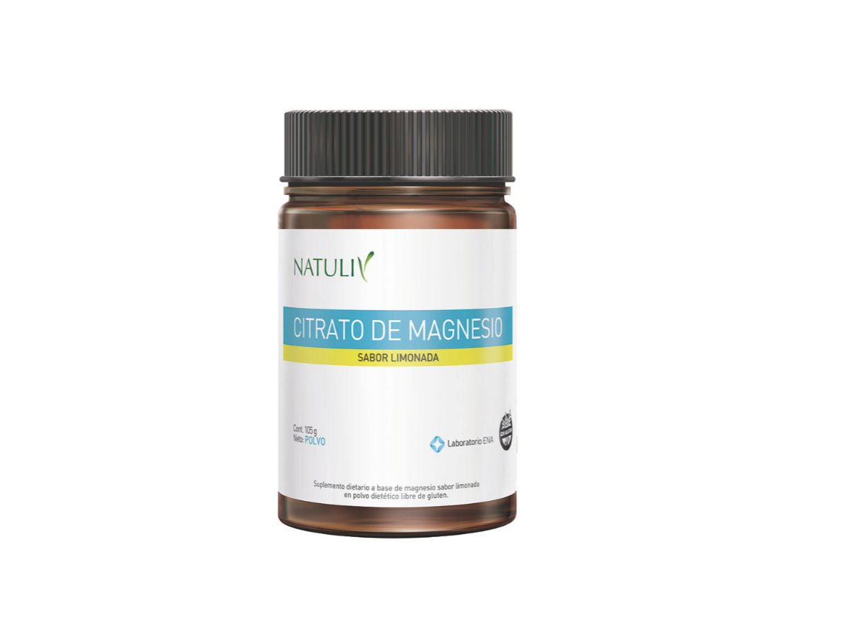 NUEVO I Citrato de Magnesio 105g Polvo NATULIV