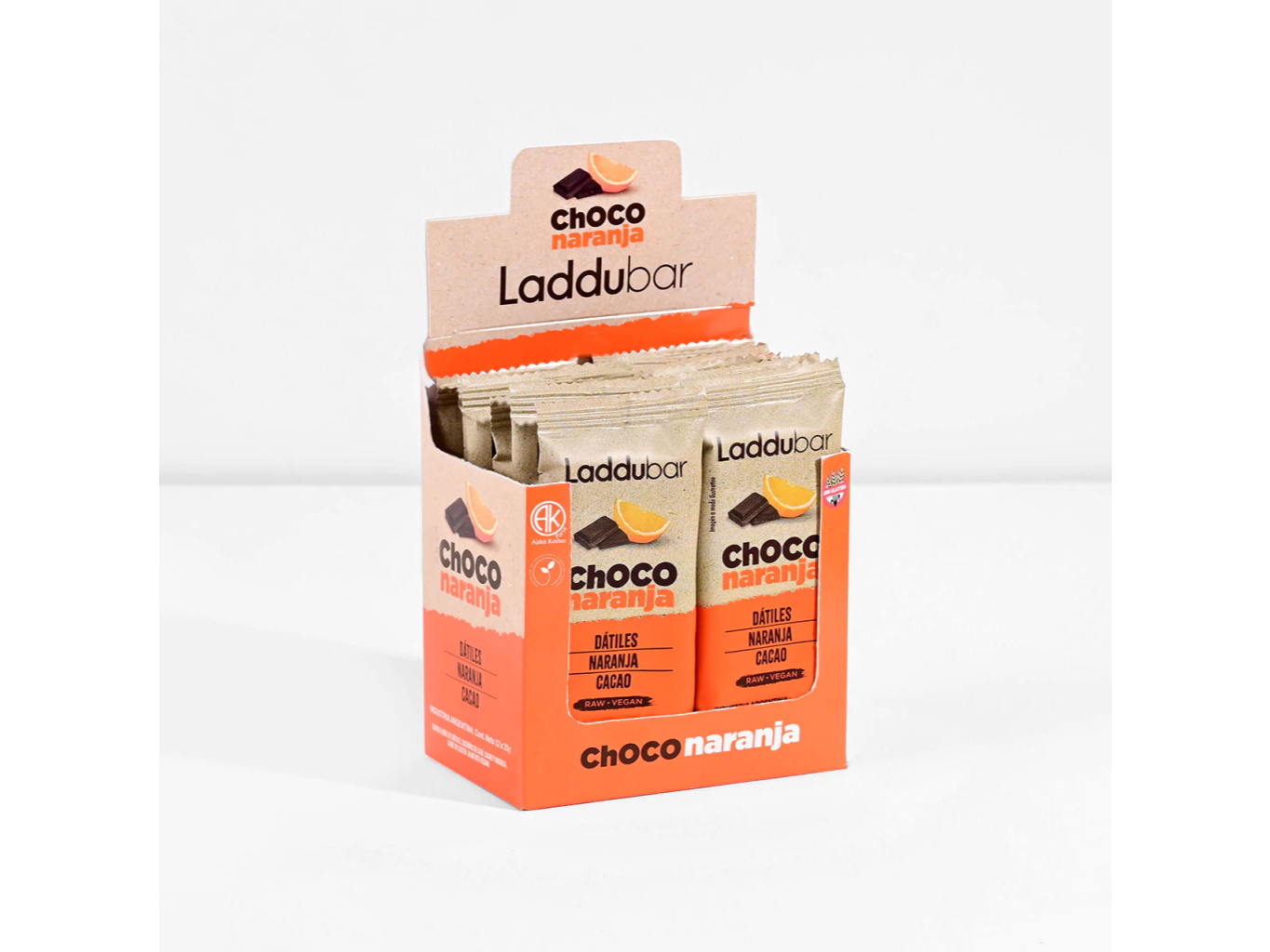 LADDUBAR CHOCO NARANJA x12