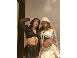 Mini de vinilo negra