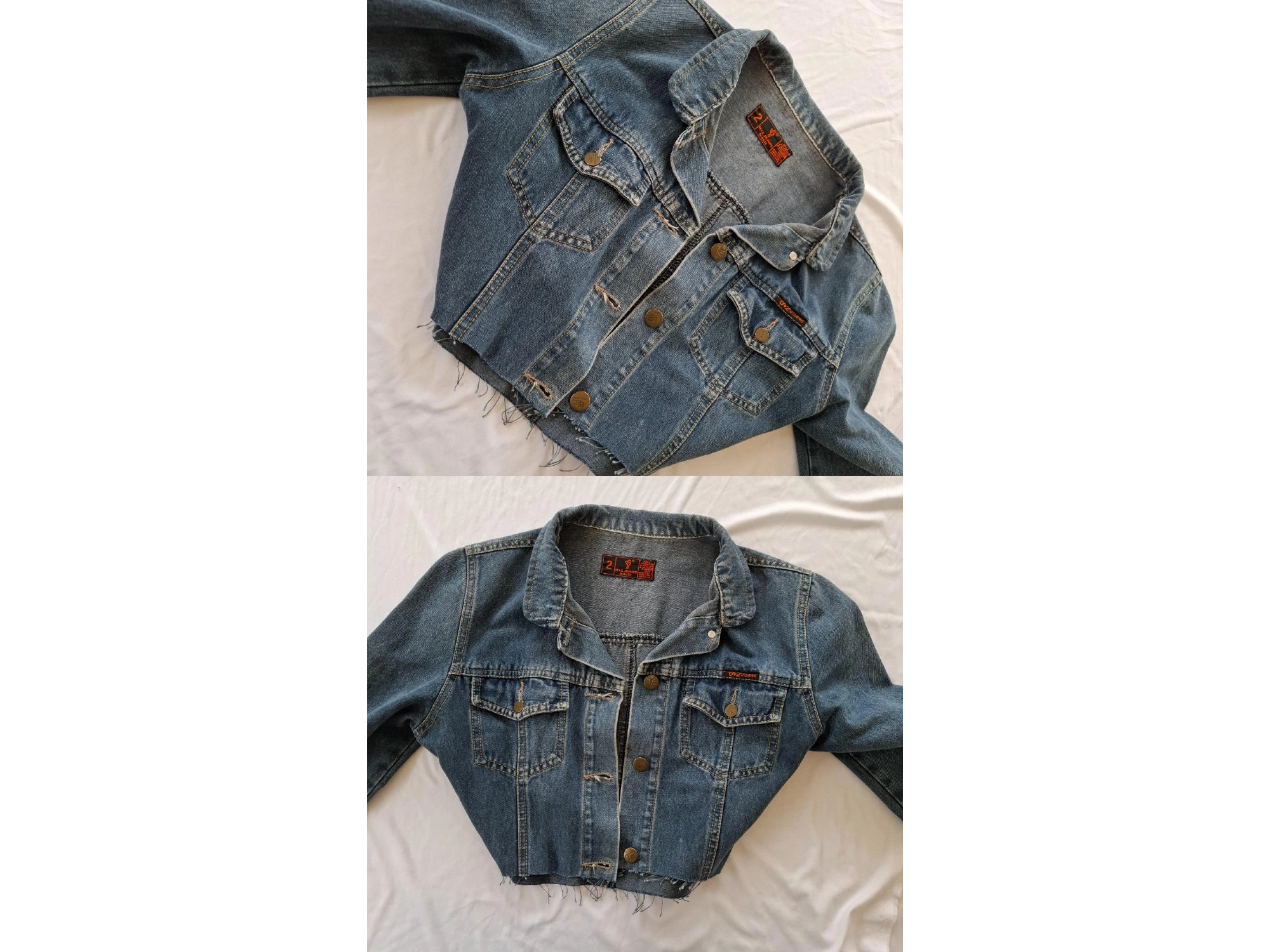 Campera de jean corta