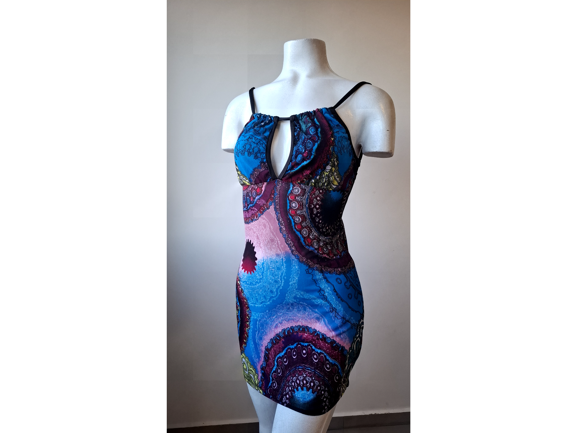 Vestido playero estampado