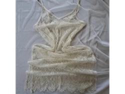 Vestido playero de encaje
