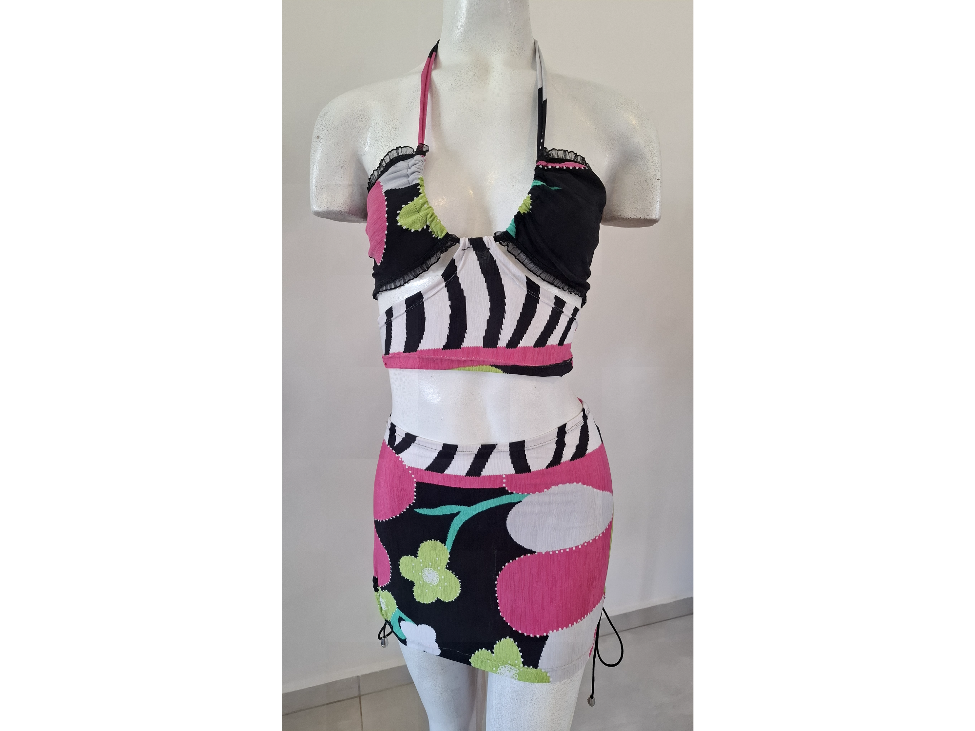 Set estampado floreado