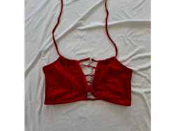 Top rojo cadena