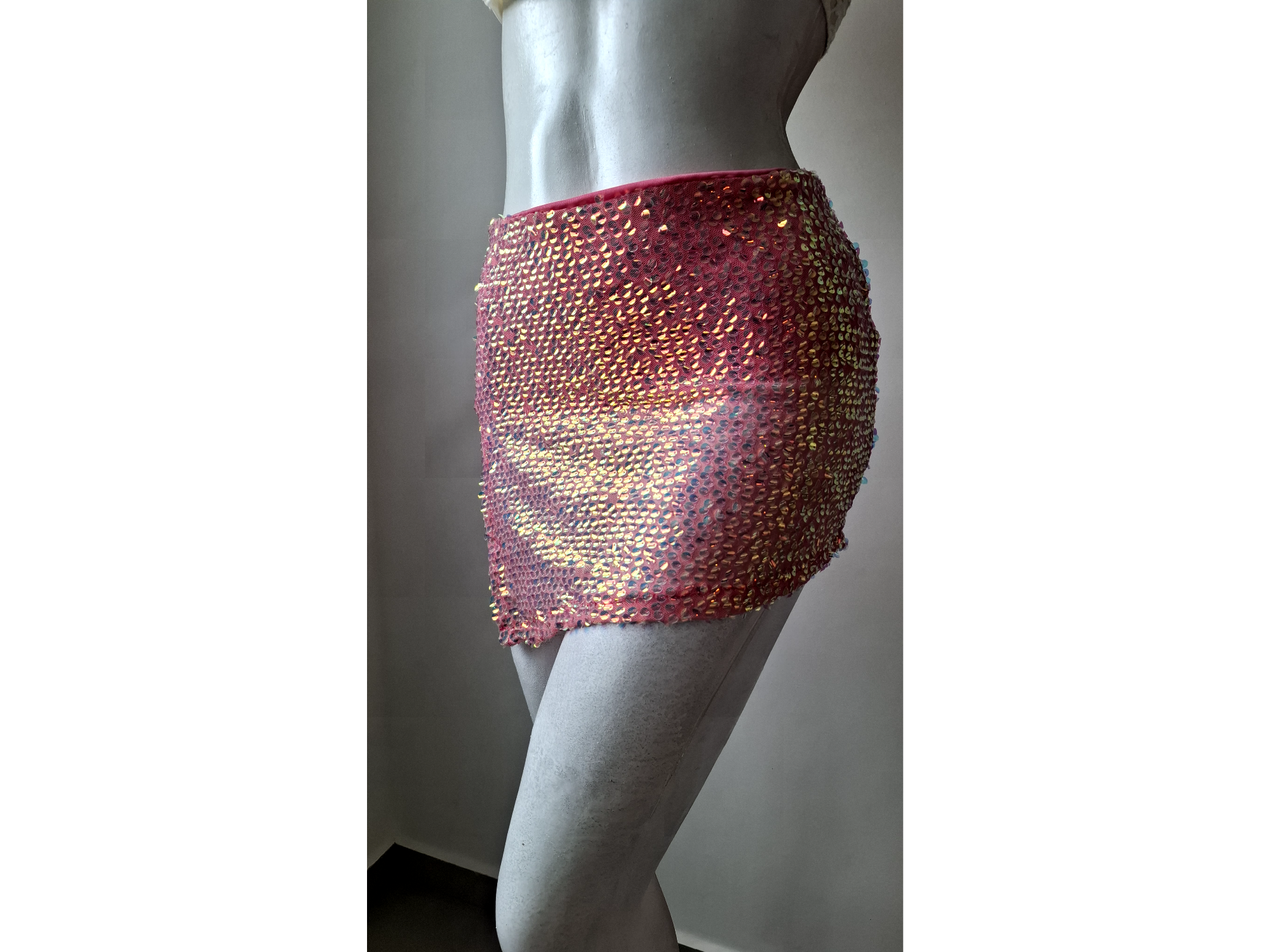 Mini lentejuelas rosa