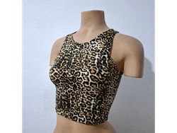 Musculosa animal print