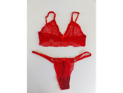 Conjunto encaje y microtul