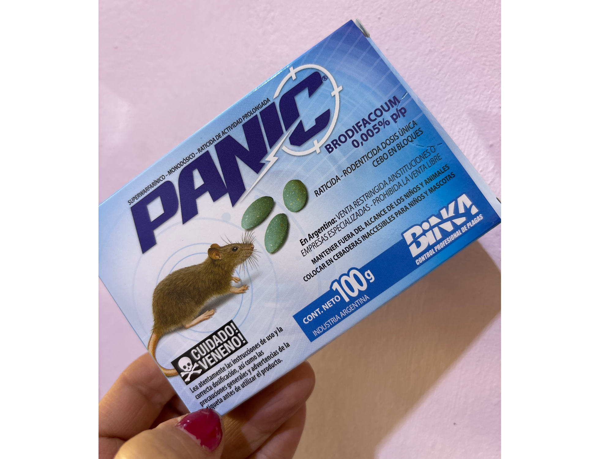 Raticida panic 100gr