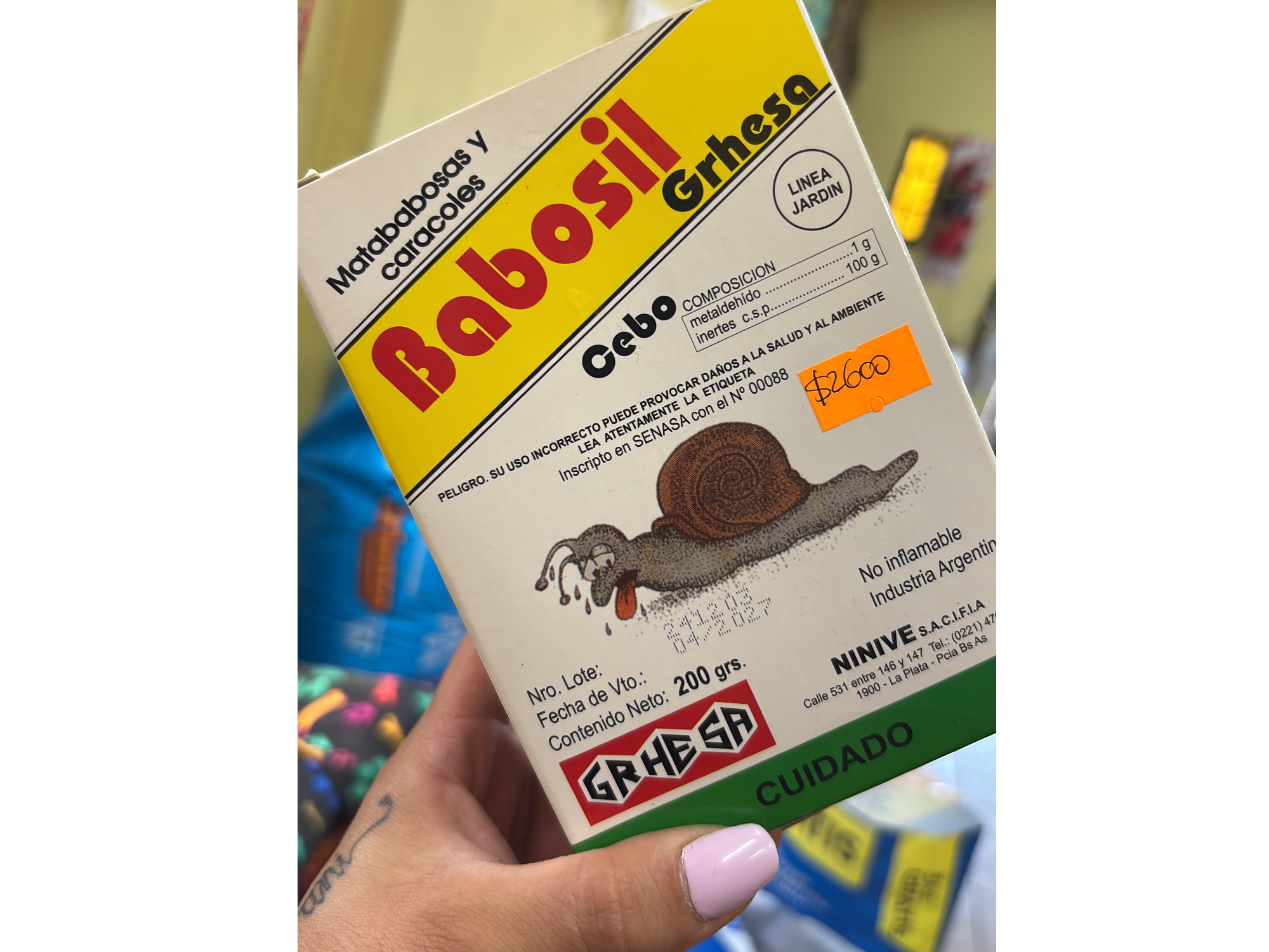 Babosil cebo