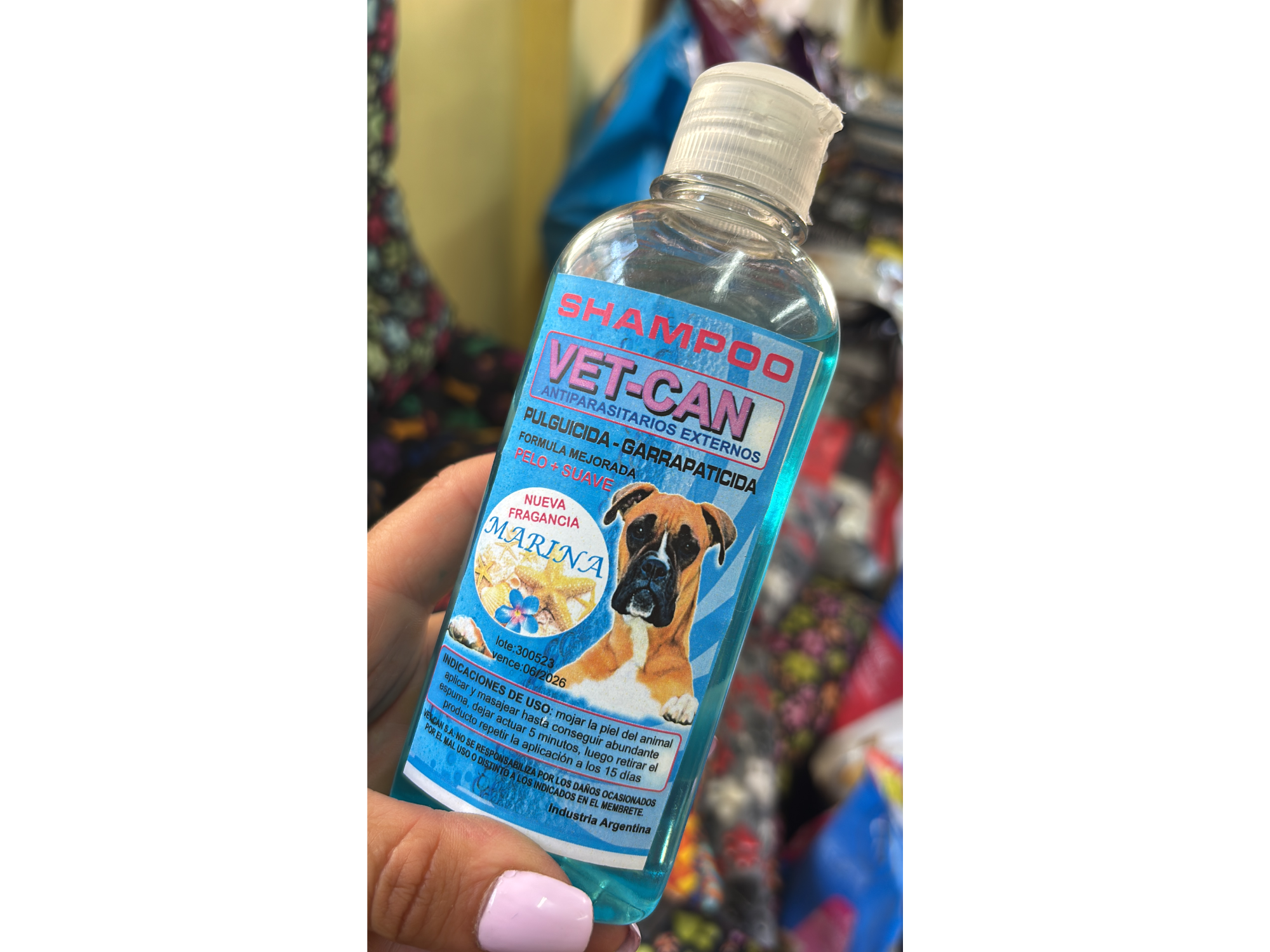 Shampoo vet can