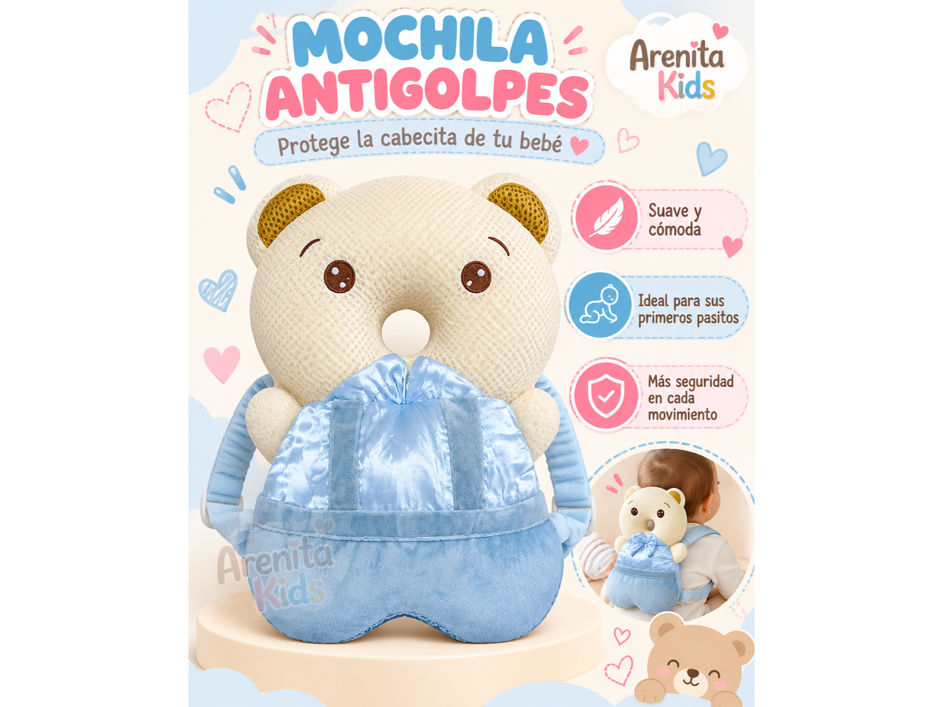 Mochila antigolpes