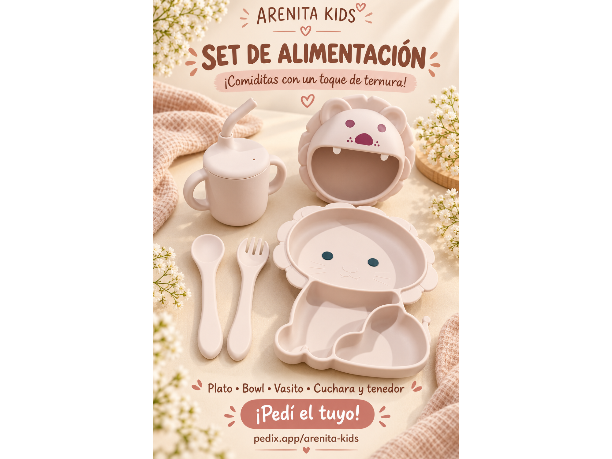 Set de alimentación 🦁