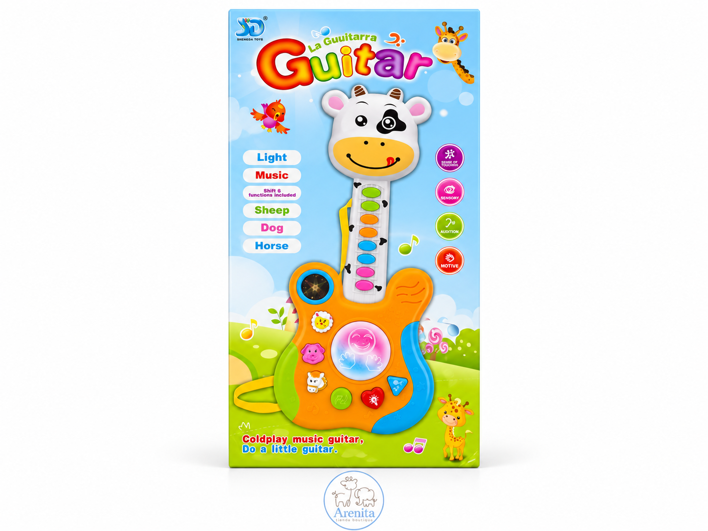 Guitarra de 🐮