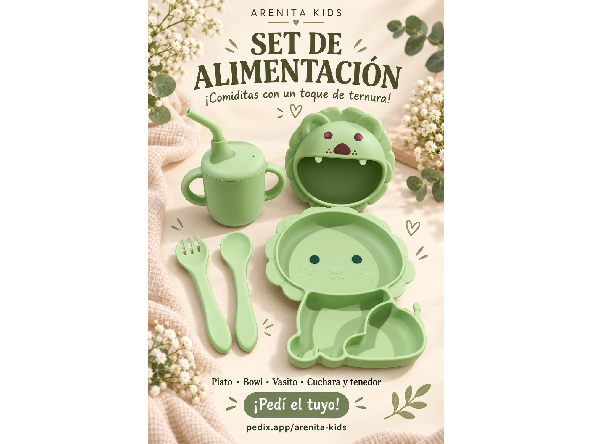 Set de alimentación 🦁