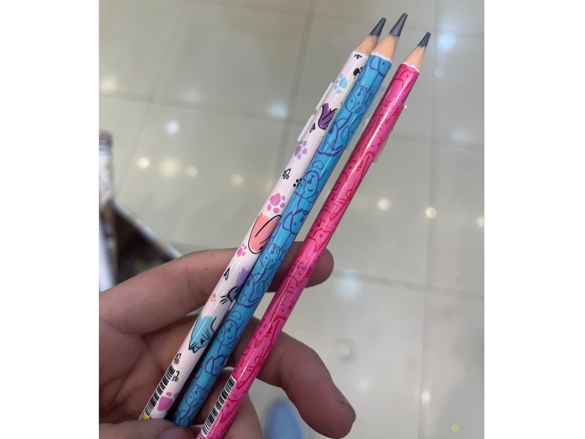 LÁPIZ GRAFITO KIRUKI ESTAMPADO X3