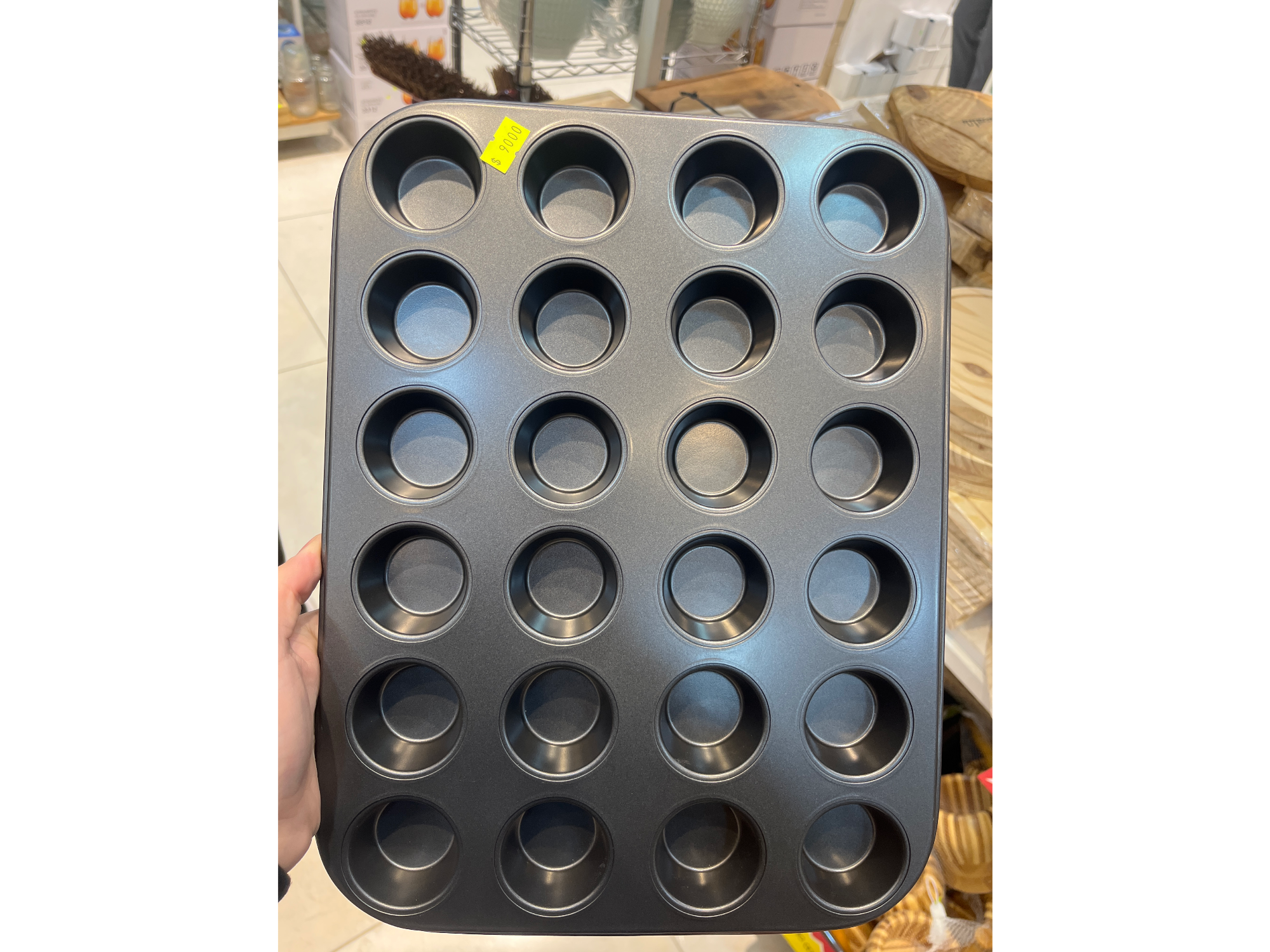 MOLDE PLACA MINI MUFFIN X24