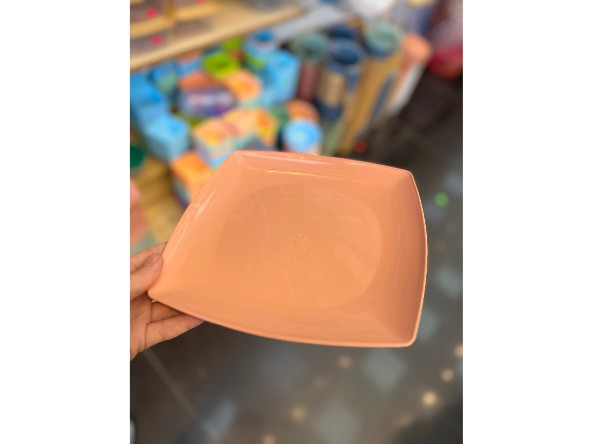 PLATO PLAYO CUADRADO POO