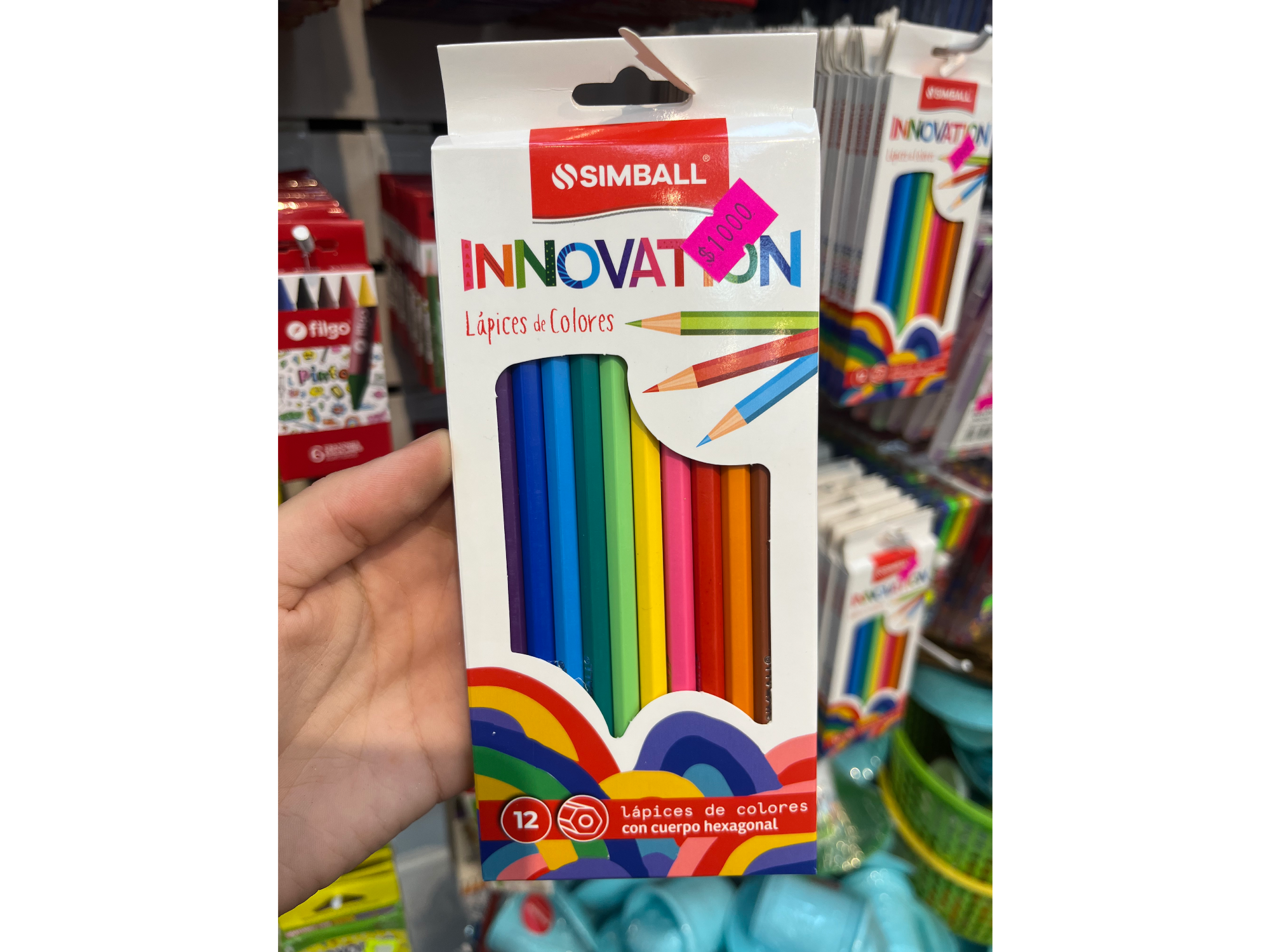 LÁPICES DE COLORES SIMBALL X12