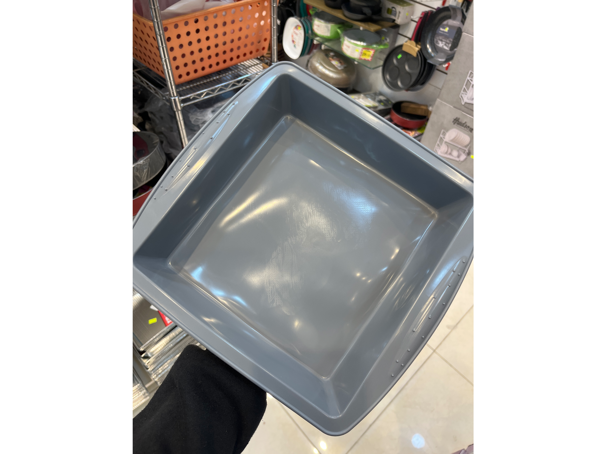 TORTERA CUADRADA SILICONA 20x20