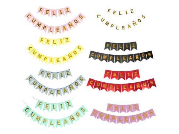 BANDERÍN FELIZ CUMPLEAÑOS