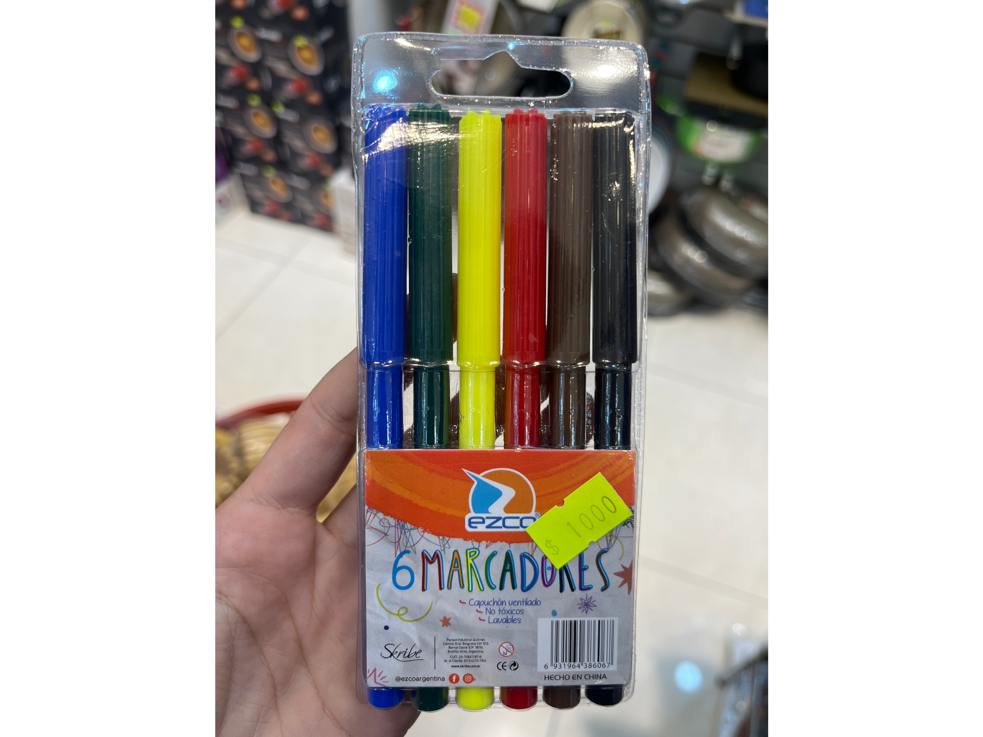 MARCADORES EZCO X6