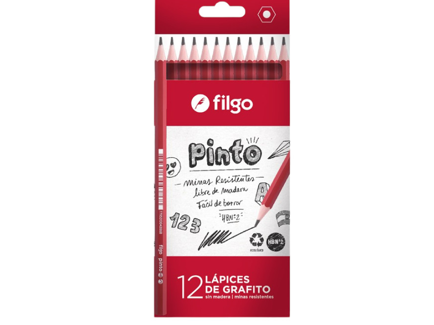LÁPICES DE GRAFITO FILGO X12
