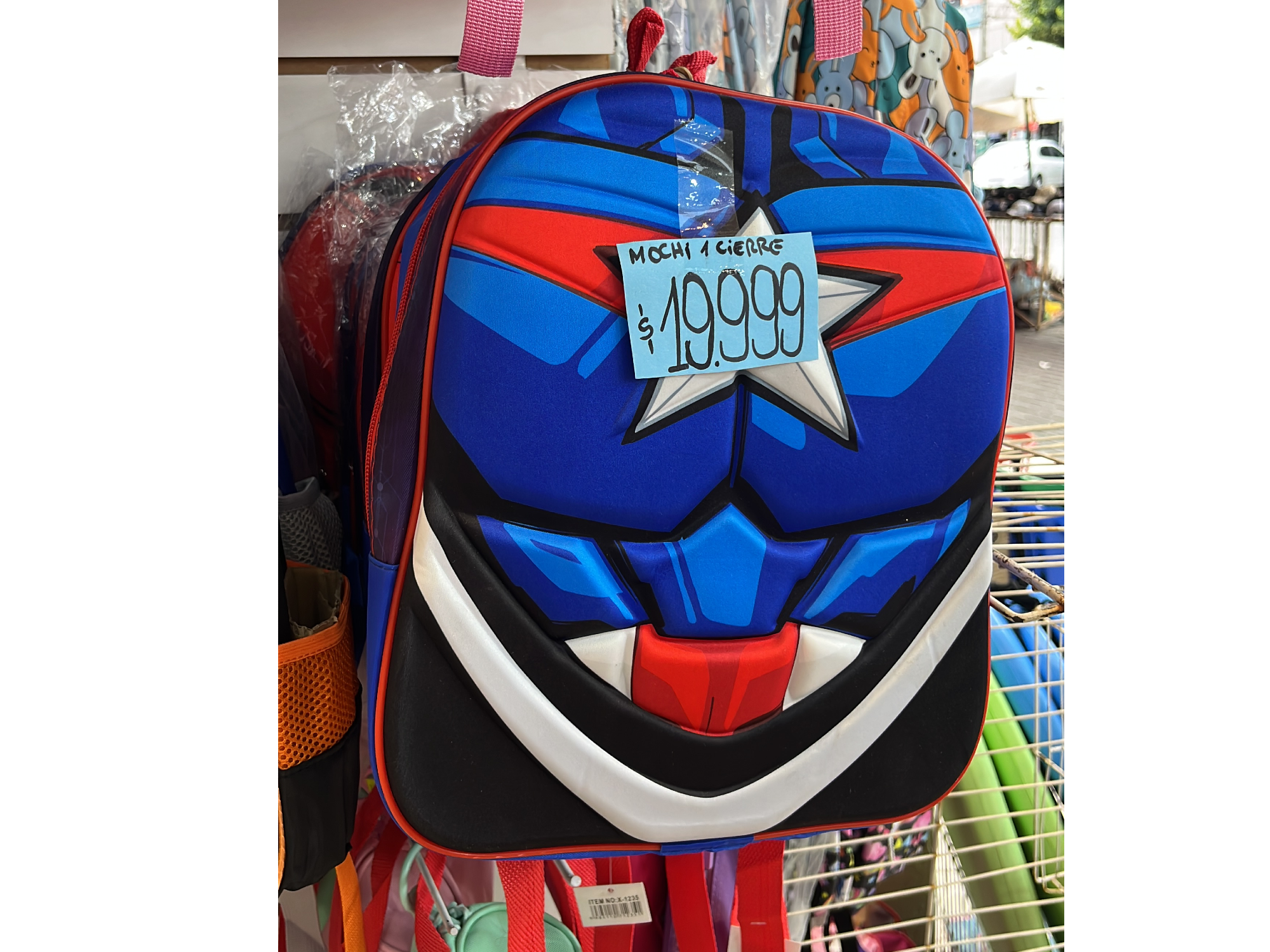 MOCHILA SÚPER HÉROES JARDIN