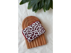Tarjetero animal print