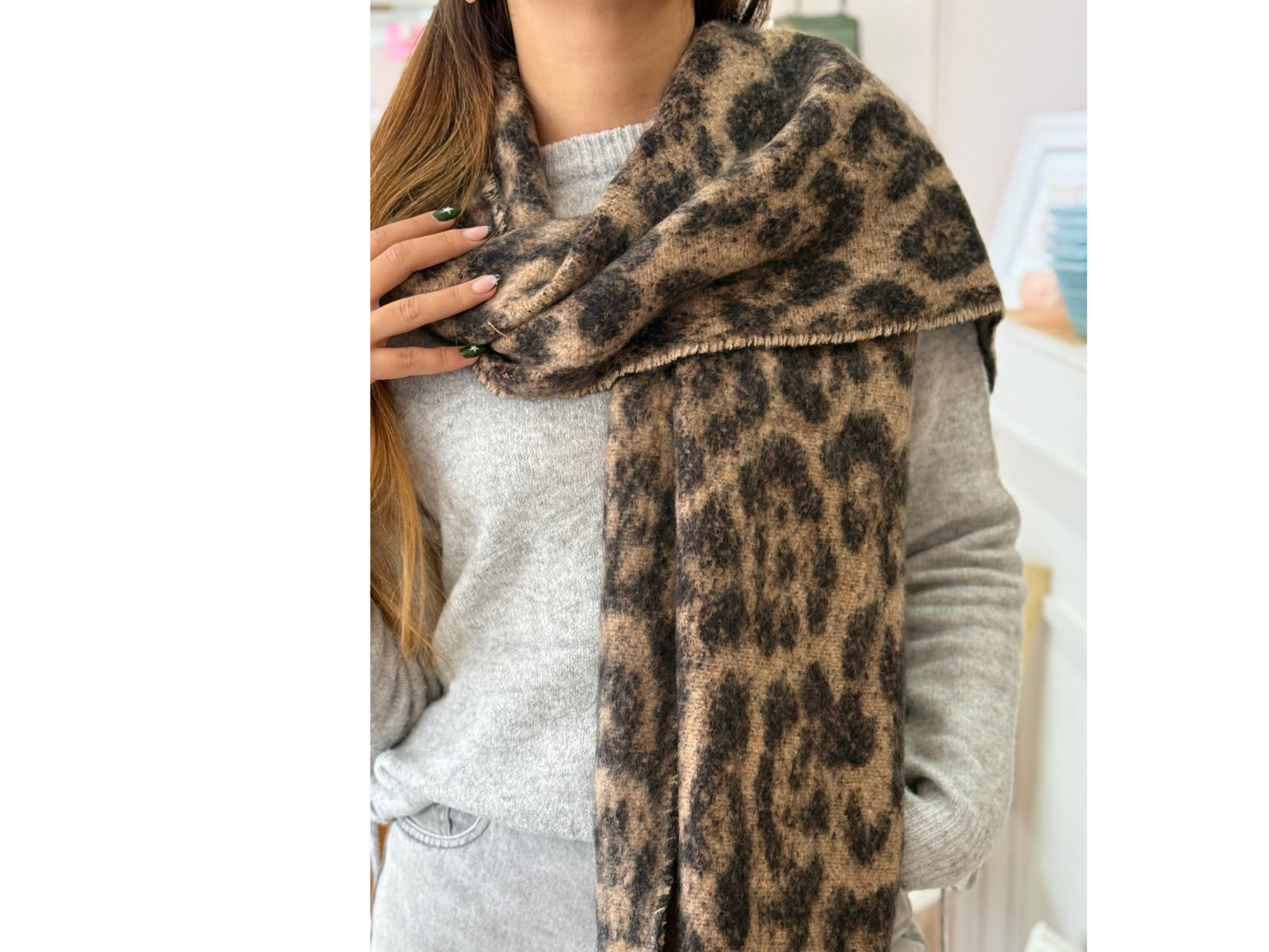 Ruana animal print