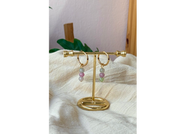 Argollas con piedras