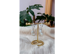Argollas con perlas