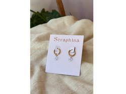 Argollas con dije flor