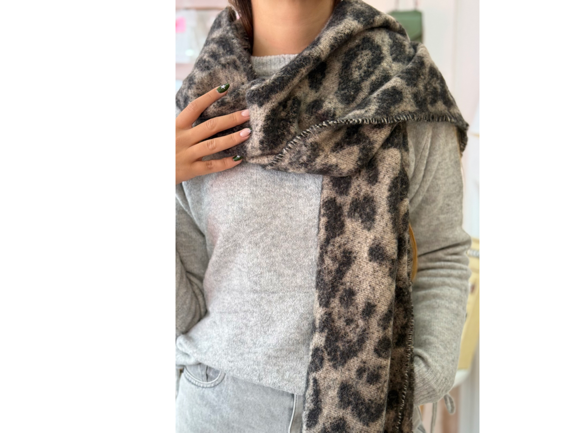 Ruana animal print