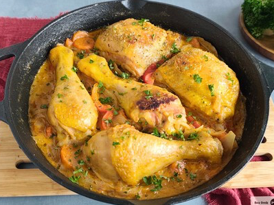 Pollo al disco
