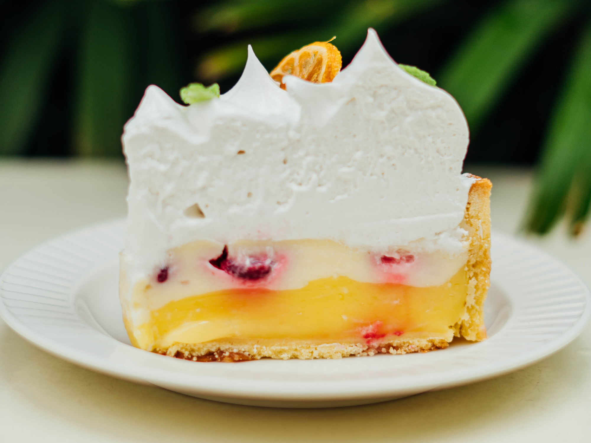 RASPBERRY LEMON PIE